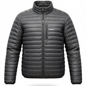 Gerry Men’s XL Lightweight Jacket Black Soft Touch Water Wind Resistant